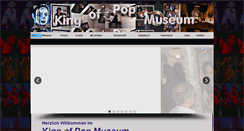 Desktop Screenshot of king-of-pop-museum.ch