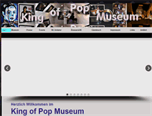 Tablet Screenshot of king-of-pop-museum.ch